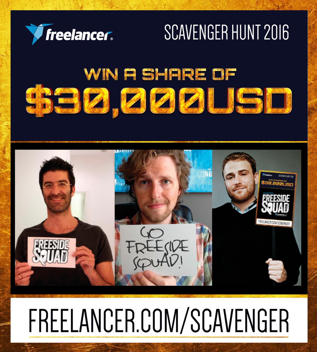 ShereMolero's tweet photo. Those unicorn CEOs endorse us!! #TomerBarZeev, @photomatt @stewart thanks!! #FreesideSquad #ScavHunt2016 @freelancer https://t.co/gXkjJvR8P5