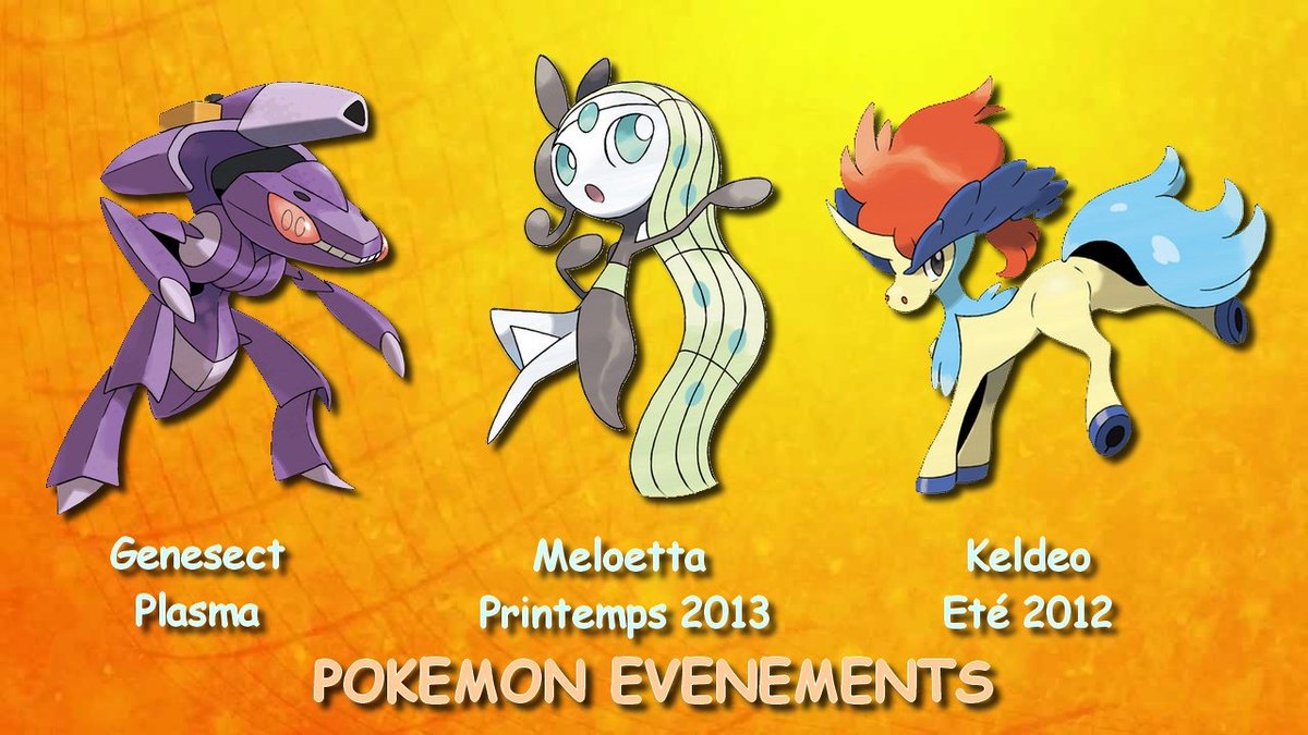 koufuujin's tweet image. 🎁 RT + Follow pour tenter de gagner Genesect, Meloetta &amp;amp; Keldeo Évent !
Résultat le 03/08.
Bonne chance 🍀