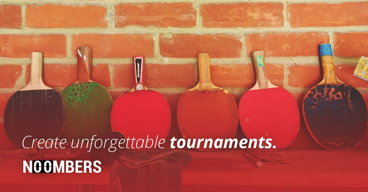 noombers's tweet photo. With a couple of clicks you can create your own #tabletennis tournament with Noombers. https://t.co/Fe9JKUpMbh https://t.co/eRRPFsVG48