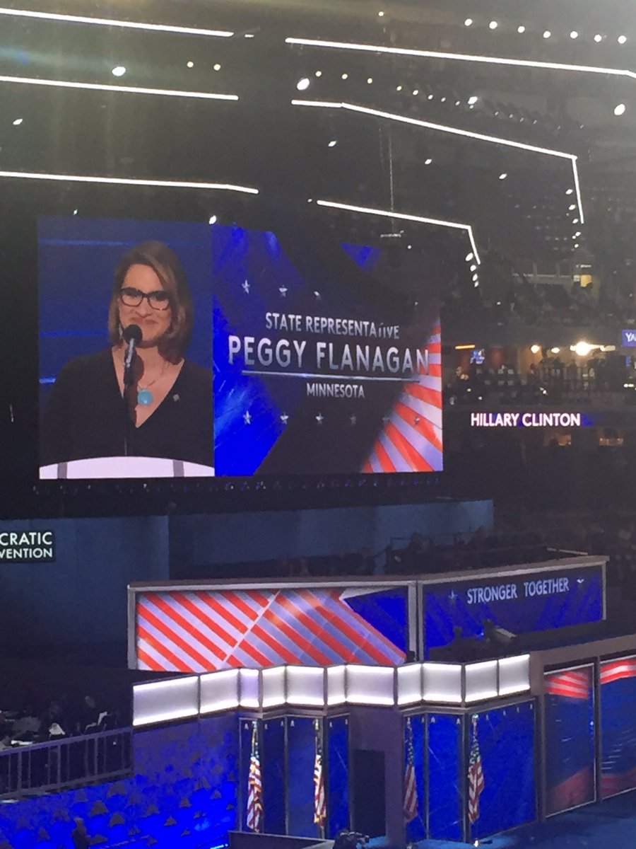 amybauchgriggs's tweet photo. Way to go @peggyflanagan! #DNCConvention #mnrep https://t.co/fRnHmjwGV2