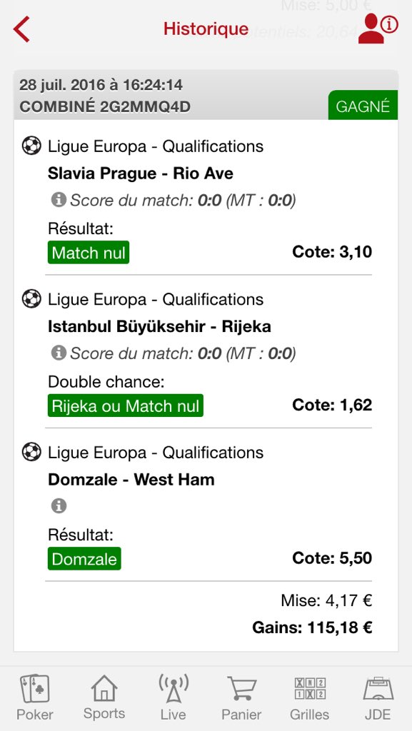 DucPasCharlie's tweet image. J'ai fait 3 bets foot aujourd'hui et le plus gros je vous le propose pas. Désolé.

(J'ai joué Domzale +1 en manuel)