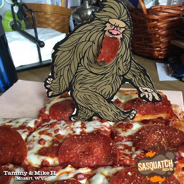 find_sasquatch's tweet photo. Sasquatch can't get enough of the Triple Pepperoni pizzas. Get it at @Walmart. #SquatchOut https://t.co/ZdRWGvF5gm https://t.co/5snNiKcj6S