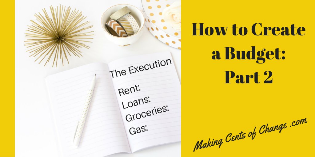 CentsofChange's tweet photo. A budget w/out execution is just a list!  Read Pt 2 - How to Create a Budget. https://t.co/u1sWEDZajW #Budget #Money https://t.co/sX06aE2GzG