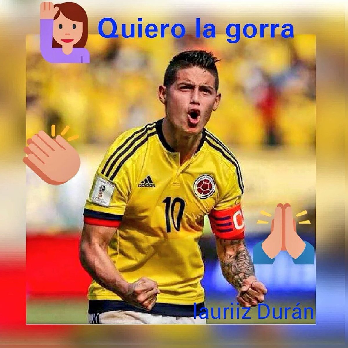 NellyG1985's tweet photo. #JamesenLaRed quiero la gorra de james https://t.co/b9d30XD15m
