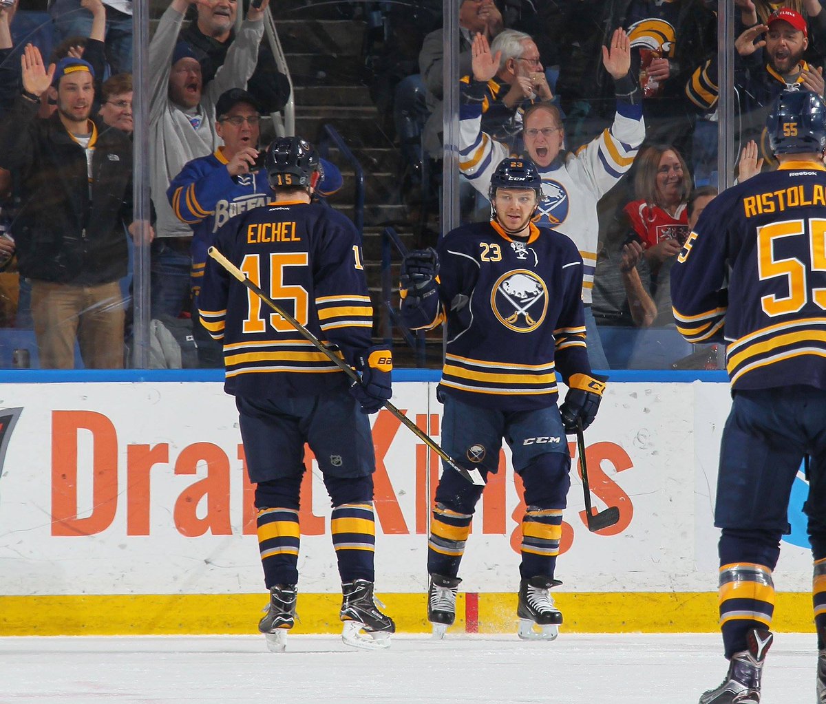 BuffaloSabres's tweet photo. Eichel. Reinhart. Ristolainen.

All three made the @NHLNetwork list of breakout players: https://t.co/pOWdMHj2un https://t.co/CfTXySX2oQ