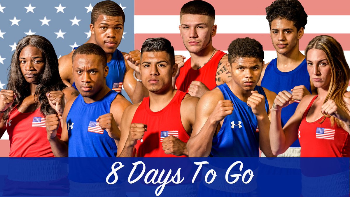 USABoxing's tweet photo. In EIGHT days, 8 #TeamUSA boxers will fight for an Olympic medal in Rio! https://t.co/VIP6GtHMjo