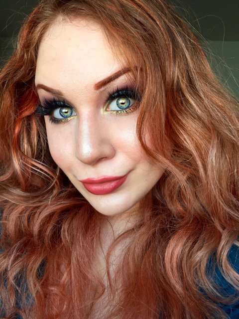 KardashianGang's tweet photo. What Redheads and peacocks have in common? https://t.co/yGZuRHiiCo #makeup #beauty by@thaeyeballqueen https://t.co/xa59nCEMeL