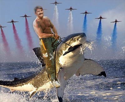 realpradesh's tweet photo. Randy Pradesh will never let a shark defeat him! Vote Randy, Vote America.
#freedom #america #voterandy #randy2016 https://t.co/jQ5GUotxgR