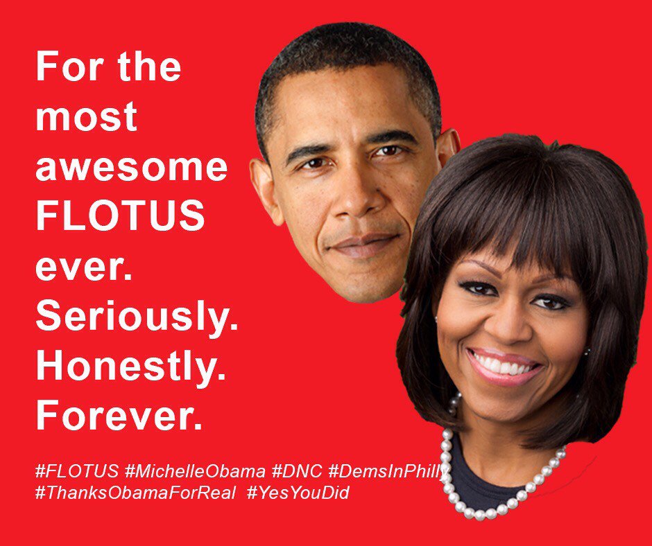ThxObama4Real's tweet image. For the most awesome #FLOTUS ever. Srsly. #MichelleObama #ThanksObamaForReal #YesYouDid youtu.be/4ZNWYqDU948