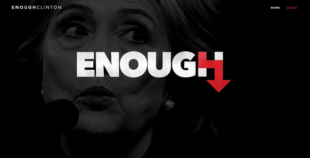 dotgop's tweet photo. America has had enough of the Clintons, visit https://t.co/pKk3B9dJUd if you agree. #EnoughClinton https://t.co/AVxQnJJqQe