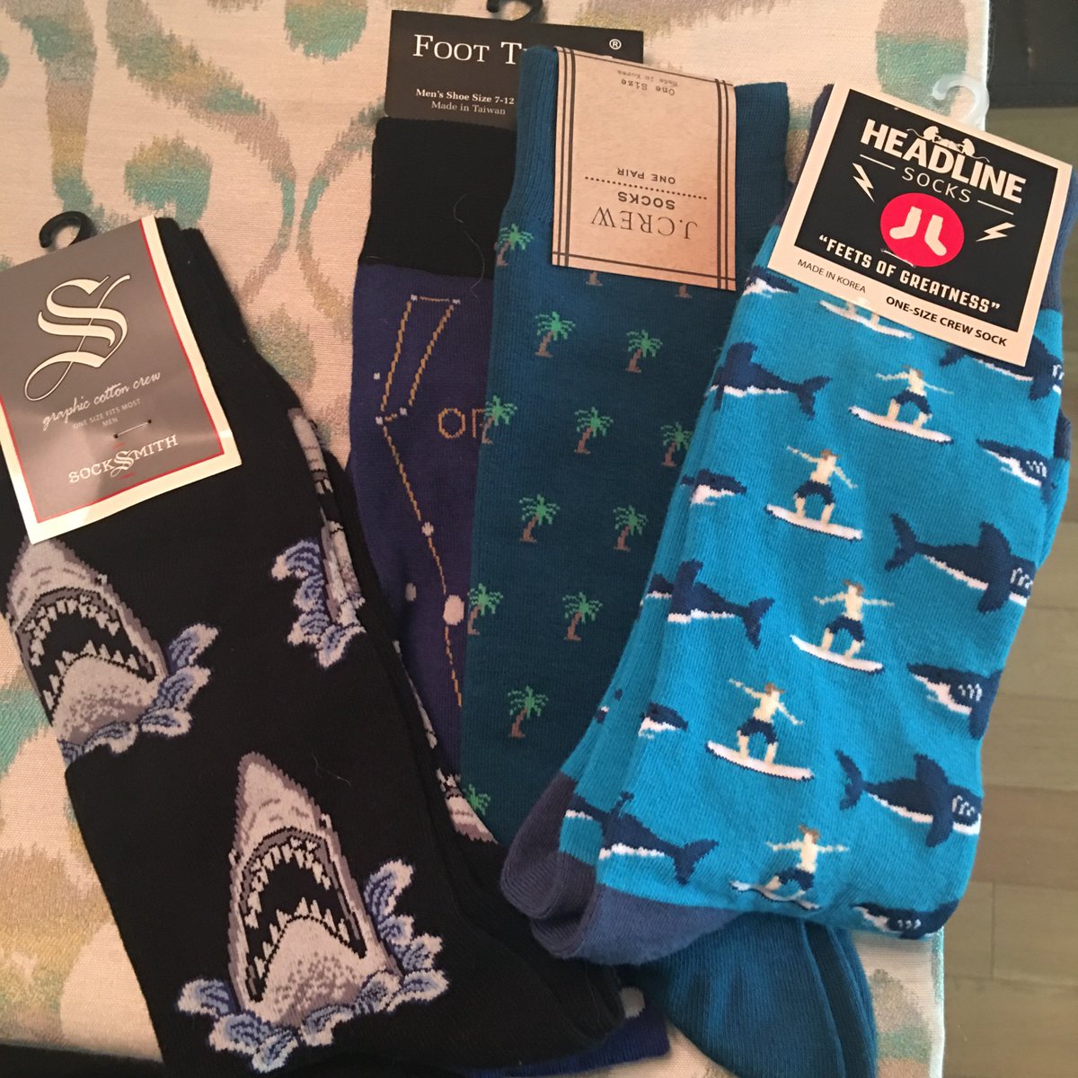 mgardnerecon's tweet photo. Your client really knows you when they give you socks as a post speech gift! Thanks First Financial NW! #ffnw. https://t.co/toiXnaPG4V