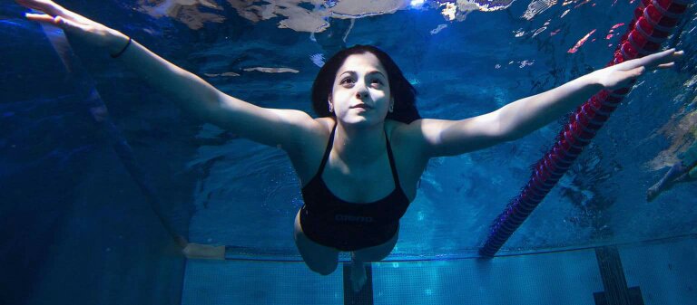 iocmedia's tweet photo. Syrian refugee Mardini swims for joy after swimming for her life https://t.co/LCZO2ATb8d #RefugeeOlympicTeam https://t.co/7HgrPLZgYt