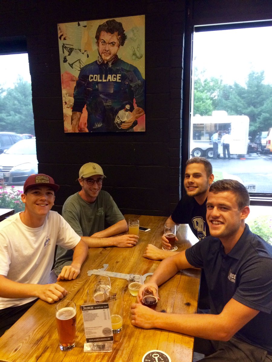 2Miles2Hearts's tweet photo. Come have a beer with us! We'll be at Jailbreak until 10. 10% of proceeds from tonight go directly to 2M2H! https://t.co/6zX4B2Fo6s