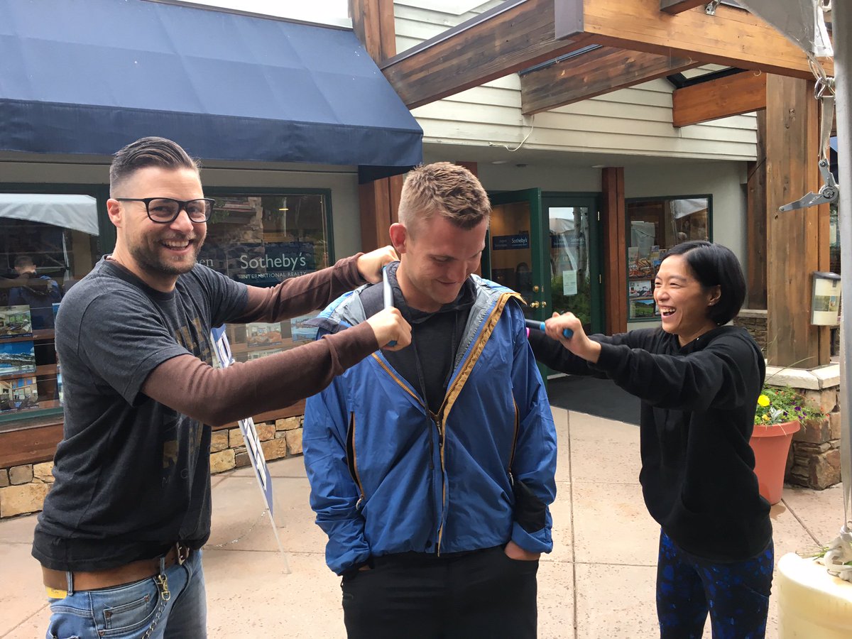 Rad_Roller's tweet photo. #TBT to #RADroller athlete @HeinischIan getting rolled out at @WanderlustFest in #Aspen earlier this month. https://t.co/zCxshpjNB6