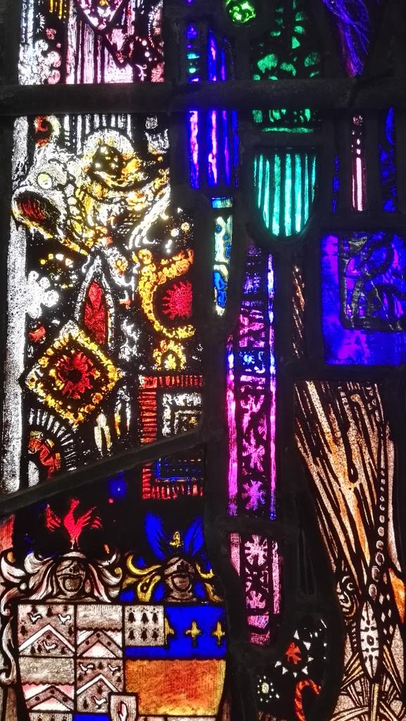 The amazing Harry Clark windows at Castletownshend -looking forward to tonights concert.