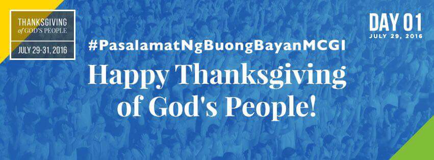 BREAD616's tweet photo. Happy 1st Day of International Thanksgiving to all the brethren all over the globe!
#PasalamatNgBuongBayanMCGI https://t.co/rApVtoKD1f