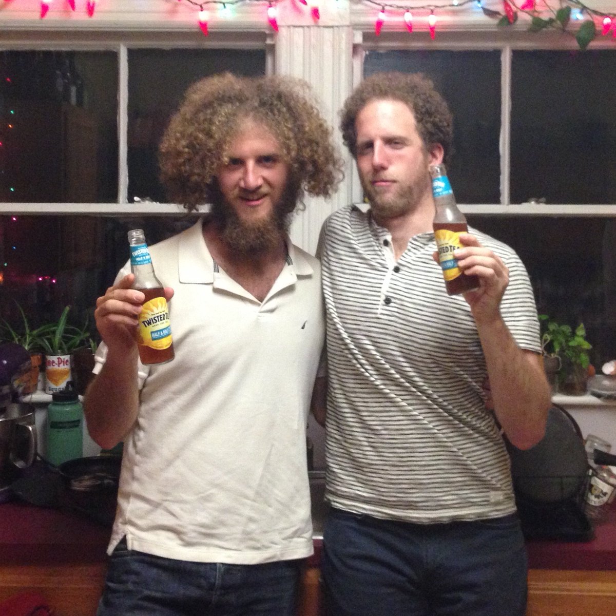 pittsberger's tweet photo. .@twistedtea twisted brothers drink twisted tea~ @trombonito @JambaJeff https://t.co/bvnlPW5Y5J