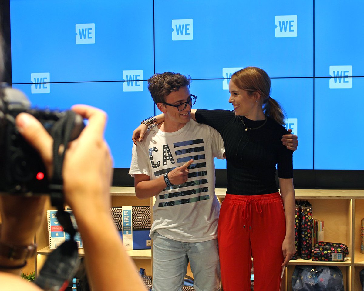 WEMovement's tweet photo. Thank u Toronto for celebrating the WE store opening w/ us & @bridgitmendler! Start living WE today! #RandomActsofWE https://t.co/2OoiB8ipvZ