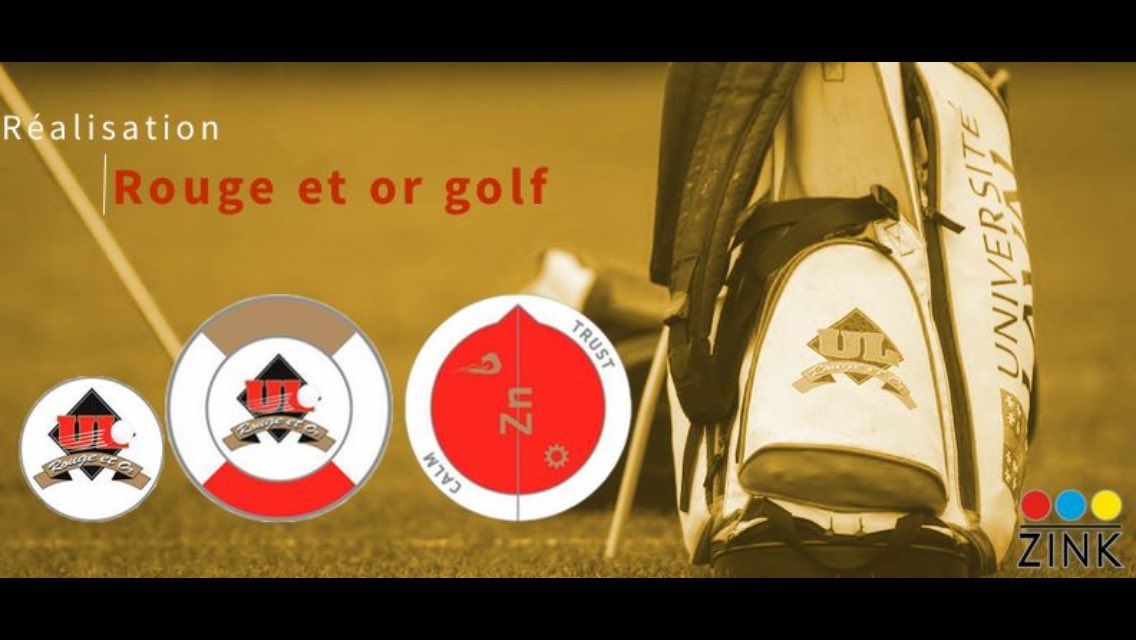 Zinksports's tweet photo. Here are Laval University custom golf markers! https://t.co/NaOz0pRGcd
