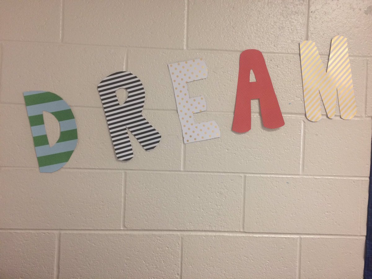 lanascurrence's tweet photo. Added today after @PrincipalKafele talked about teaching our students to dream. #hcsucceeds @henrycoschools https://t.co/mwVzKjeuEE