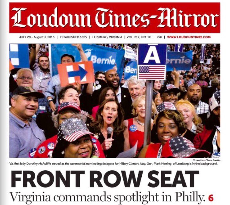 vademocrats's tweet photo. Contrast. #VADemsInPhilly #DemConvention https://t.co/bbUtis3n2I