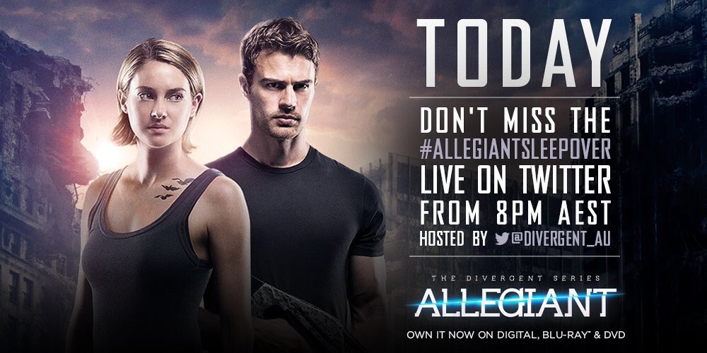 TMH_1D's tweet photo. Got my DVD and ready for tonight! Who else will be joining the #AllegiantSleepover !! @Divergent_AU https://t.co/mzJyOz7rC5