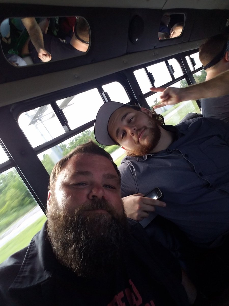 Bobby_Black's tweet photo. Chillin on the #BlinkBus with B-randon #edgeallday #maineventpartybus https://t.co/WG04GuvNzr