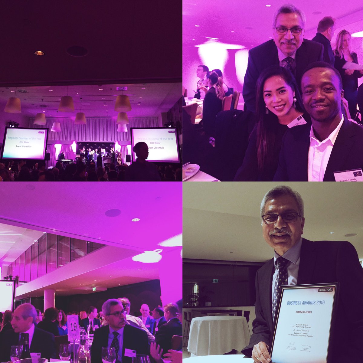 bubblefishAU's tweet photo. Congratulations to our very own Mahesh Enjeti, Finalist of 2016 Business Leader Award #NSWBCAwards https://t.co/Qq7quRLGHZ