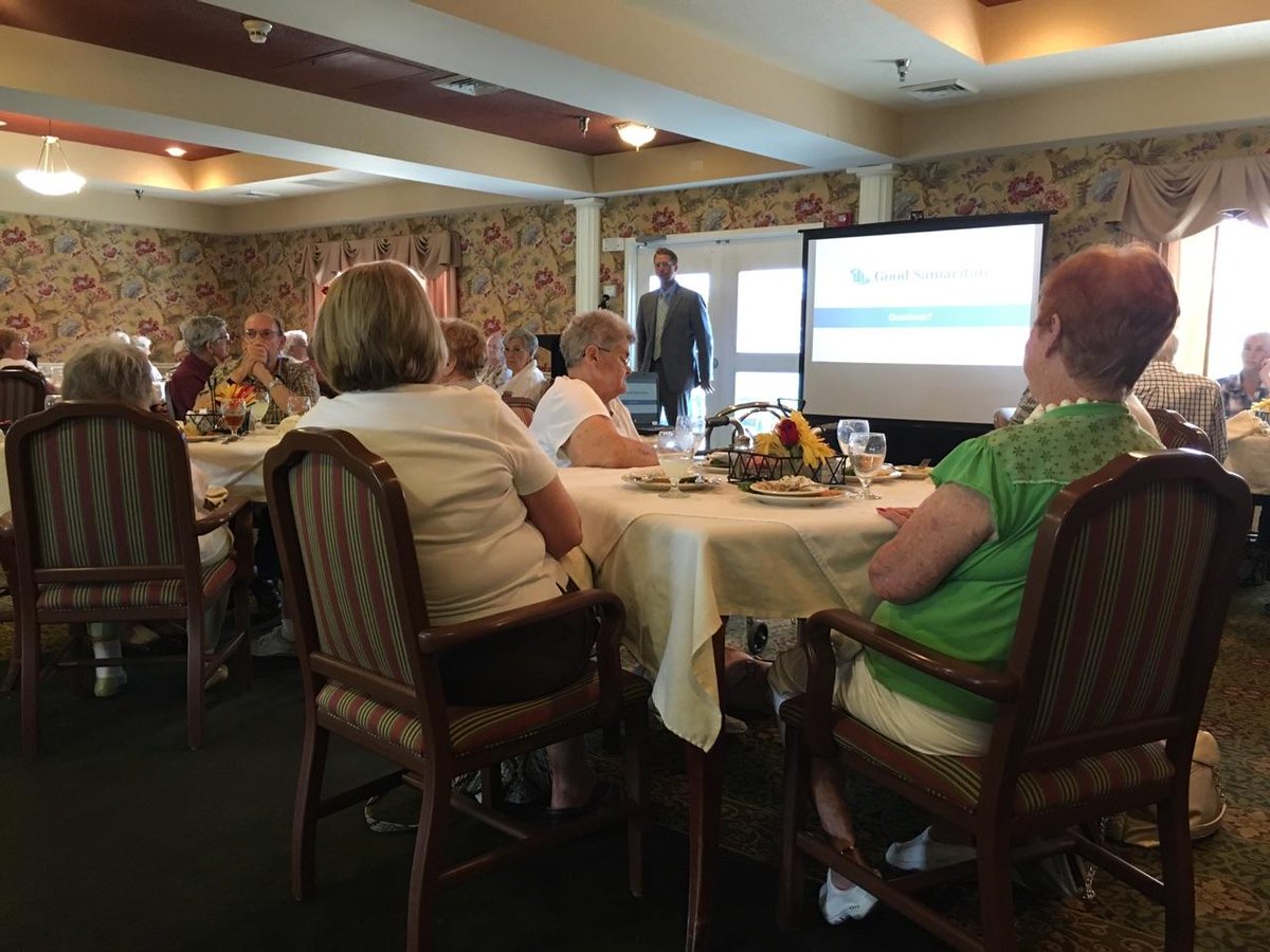 BridgePointeHC's tweet photo. Thank you to GSH and  Adam Thacker for a great Senior Executive Club today! @TrilogyLiving @BEACONProject https://t.co/Lug4ixZhM6