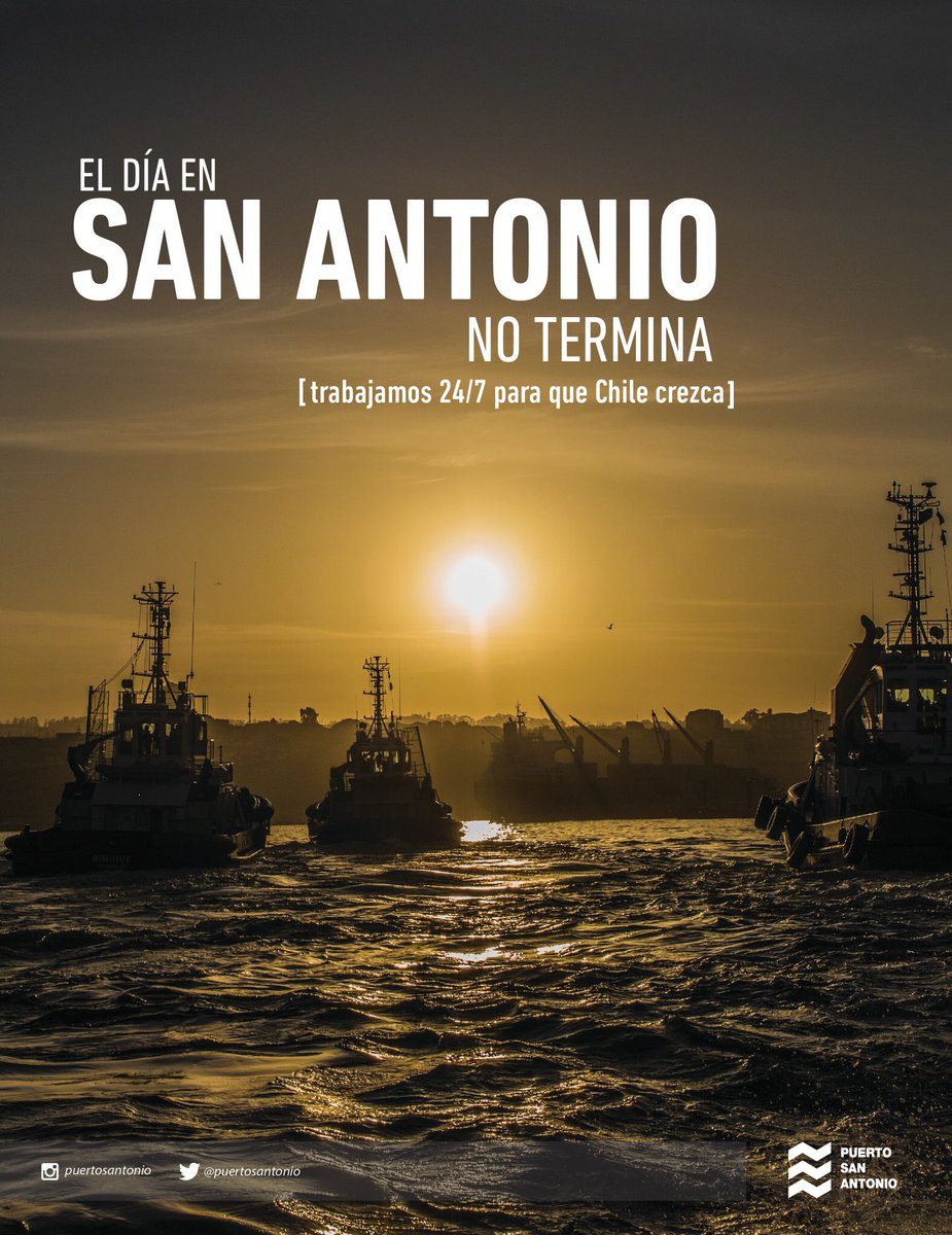 Esta noche el puerto seguirá despierto para que Chile siga creciendo. Gracias a nuestros "viejos" por su esfuerzo.