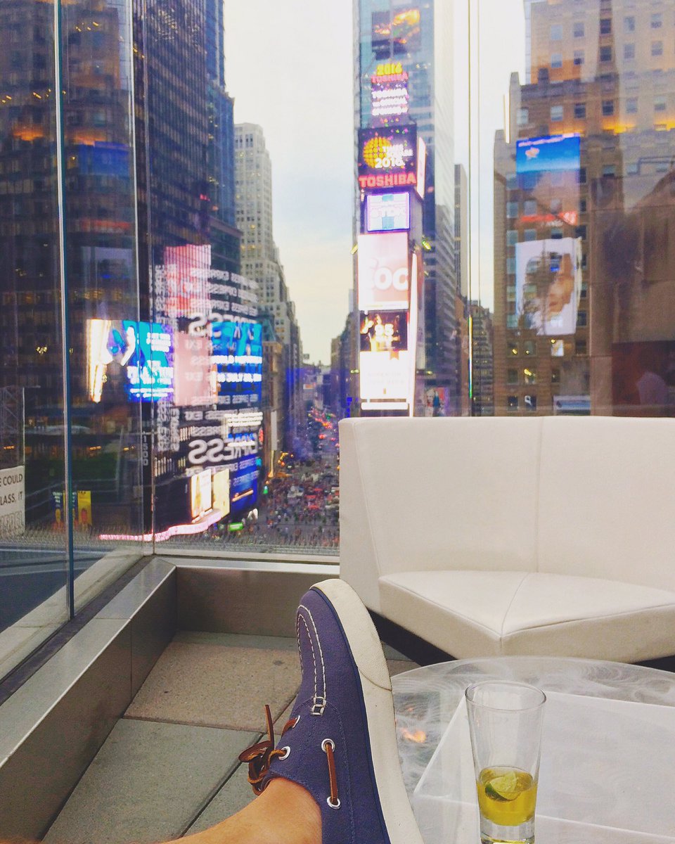 Always floating above it all. #nyc #timessquare