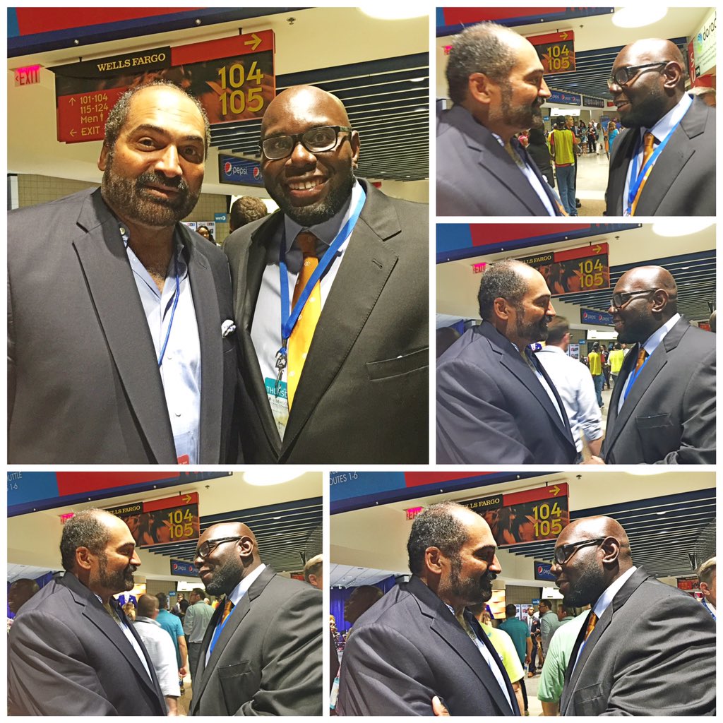 Troy4NJ7's tweet photo. Ran into the great Franco Harris of the Pittsburgh Steelers #DNCPhilly2016 #photogrid https://t.co/JoueMMxh8T