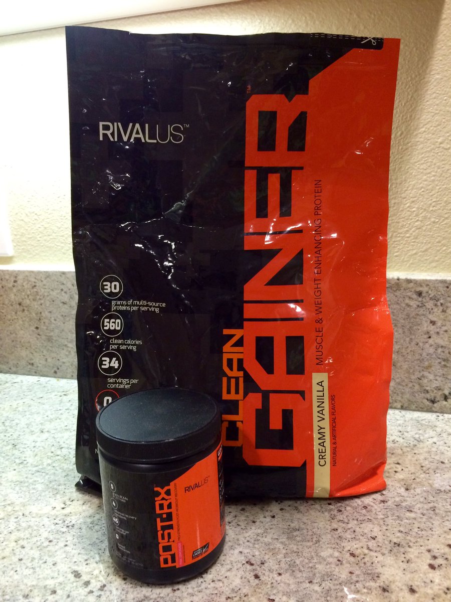 EricSogard's tweet photo. @RIVALUS Post-Workout doesn't get much better than this! 💪🏻 #CleanGainer #PostRX https://t.co/9ifVj4XHOV