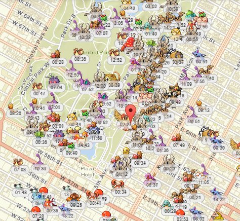 BetaCodexGaming's tweet image. It must be nice to live in New York. #PokemonGo #PokeVision #CentralPark