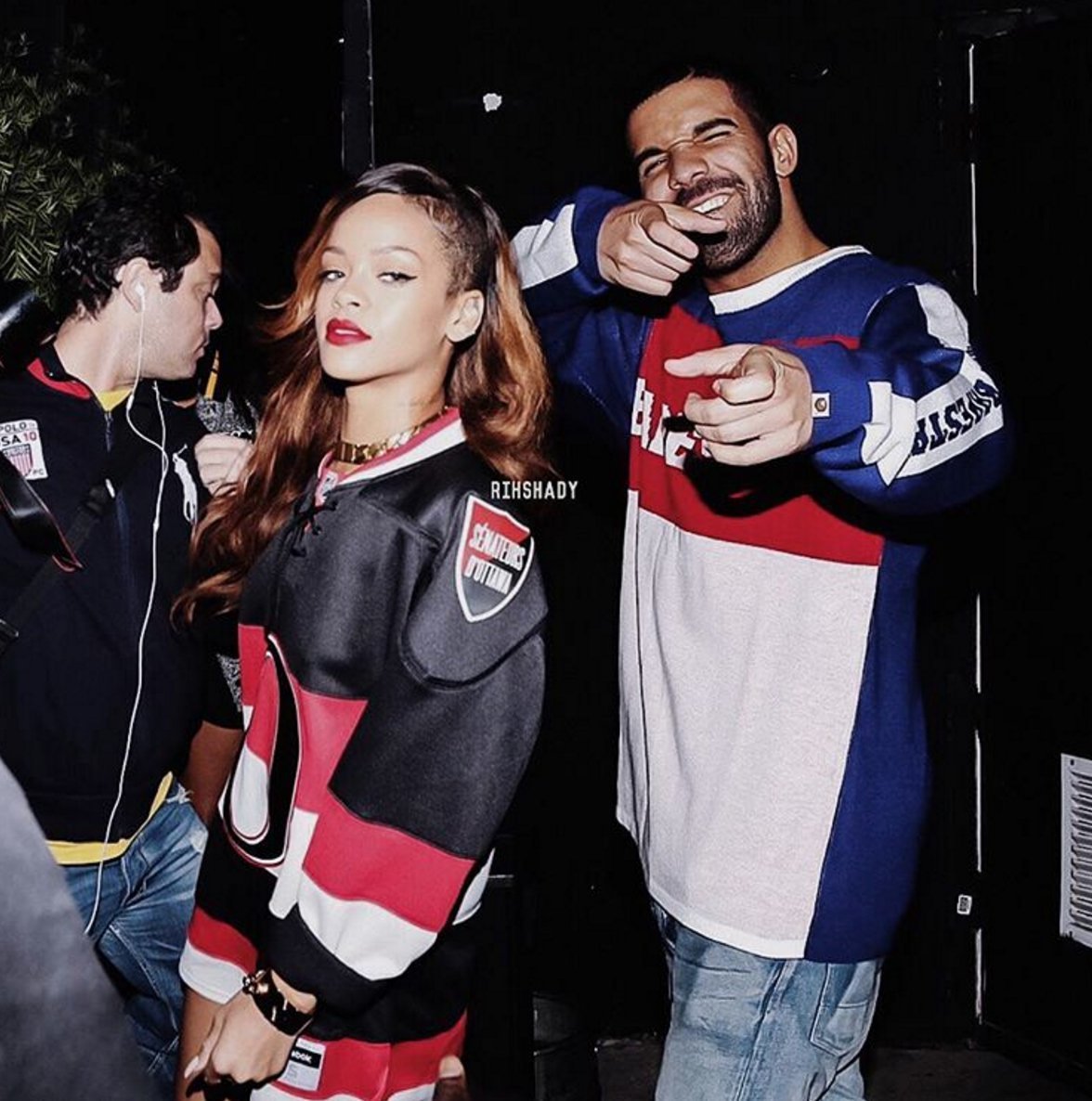 GorgeousDiior's tweet image. Drake and Rihanna edited pics are life 😍