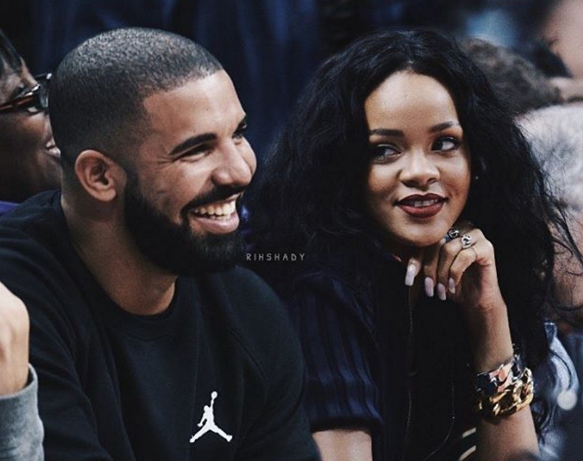 GorgeousDiior's tweet image. Drake and Rihanna edited pics are life 😍