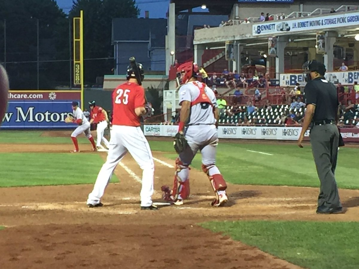 lushep2's tweet image. @DFicociello25 doubles bringing home Anthony Gose. @erie_seawolves take the lead! #KeepItUpWolves