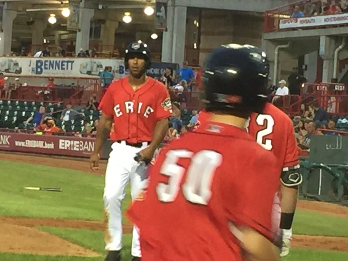 lushep2's tweet image. @DFicociello25 doubles bringing home Anthony Gose. @erie_seawolves take the lead! #KeepItUpWolves