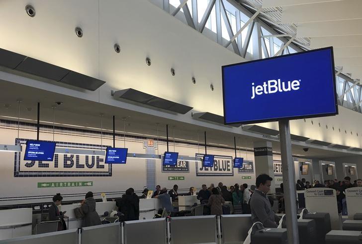 Reuters's tweet photo. JetBlue to become first airline to operate U.S.-Cuba flights https://t.co/gYnm0Ok40g https://t.co/rj7JGBOxaM