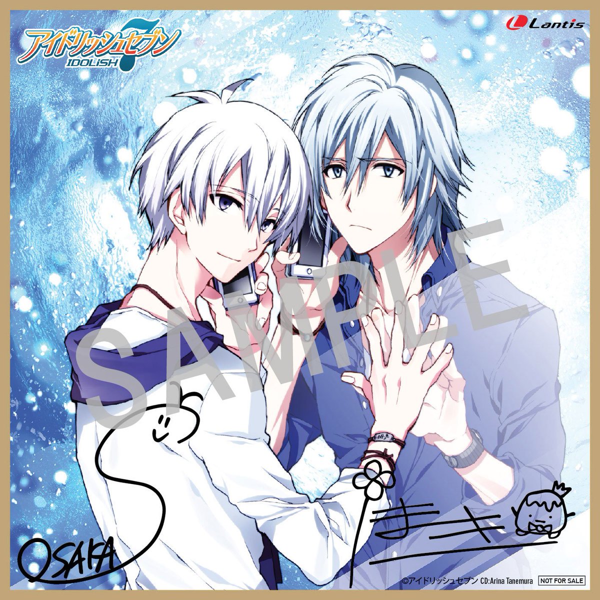 タワーレコード アニメ 8 24発売 Idolish7 1stアルバム I7 豪華盤特典 種村有菜先生 特典用新規描き下ろしイラスト使用 ユニット別複製サイン色紙 3枚セット 絵柄公開 T Co Se250jknaa アイナナ