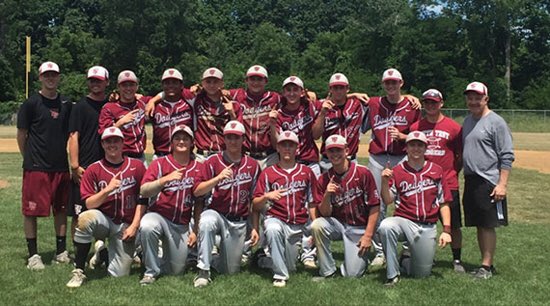 MmwsSocial's tweet photo. South Troy Dodgers beat the Michigan Red Sox 6-1 in the night cap at Holy Cross. #MMWS16 https://t.co/6oPfjHIOqZ