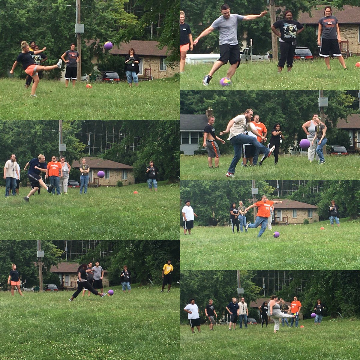 Melissa_Ewry's tweet photo. Kickball tournament at work this week! #WorkHardPlayHarder #Teleperformance #TeamFairborn https://t.co/aDSflYOcxI