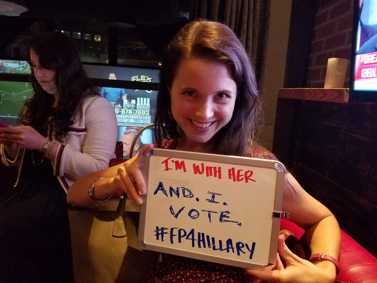 stacykosko's tweet photo. #fp4hillary #demsindc #ImWithHer #democracy https://t.co/eIMwLFjZMH