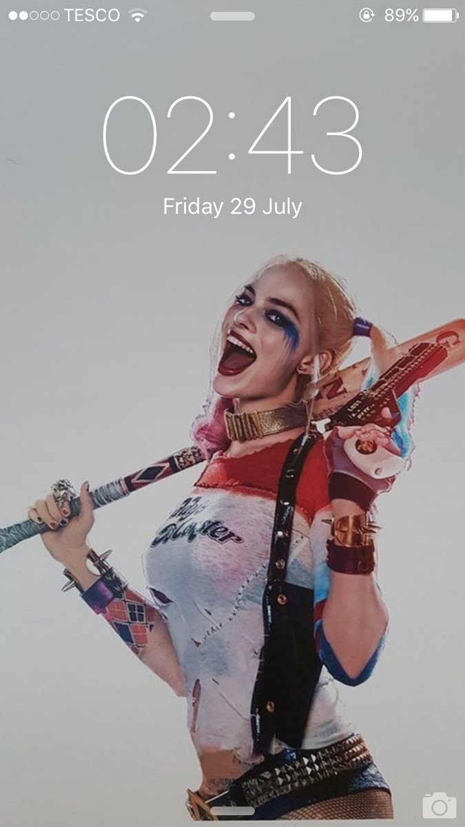 foxmuldrs's tweet photo. margot robbie as harley quinn (suicide squad) lockscreen 

- rt if you want
- must be following or have open dms https://t.co/qmswiv2xBE