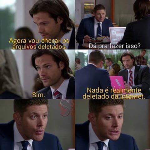 perrieeeeele_'s tweet photo. #AprendiComSobrenatural Q nada é realmente deletado da internet https://t.co/TwvcilxswM
