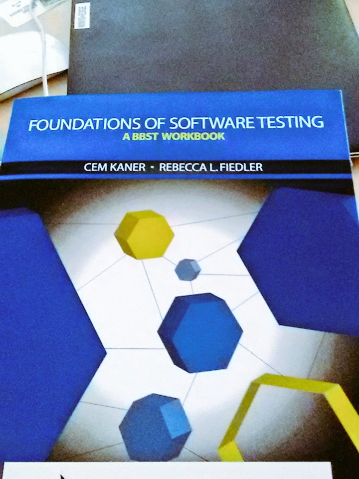 Here we go! #bbst course material by @DrCemKaner  received from the lovely folks of @AltomSays #enthusiasm #testing