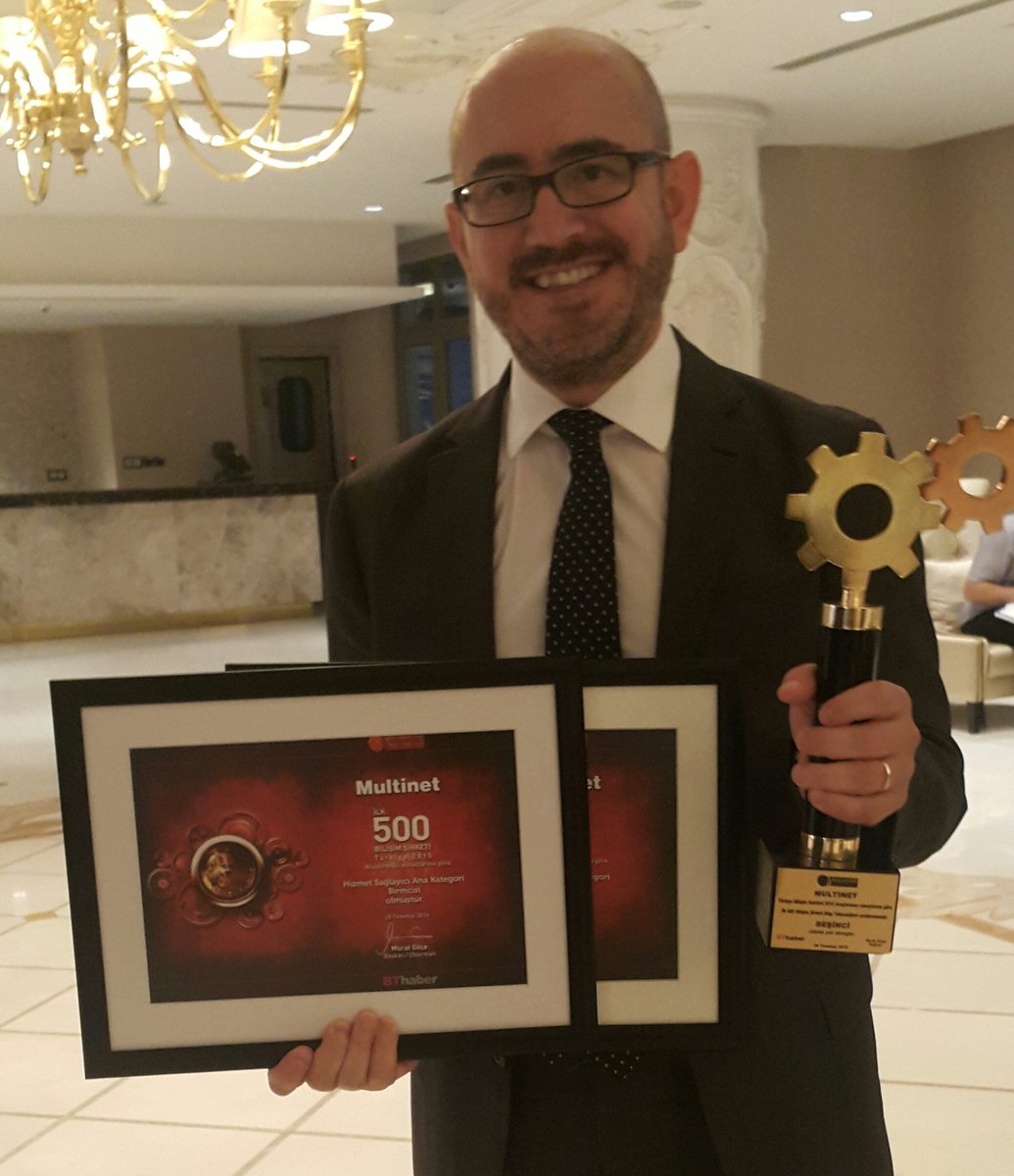Multinet Bilişim500'de bu sene 3 ödül aldı! 
Türkiye'nin en büyük 5. Bilgi Teknolojileri şirketi
