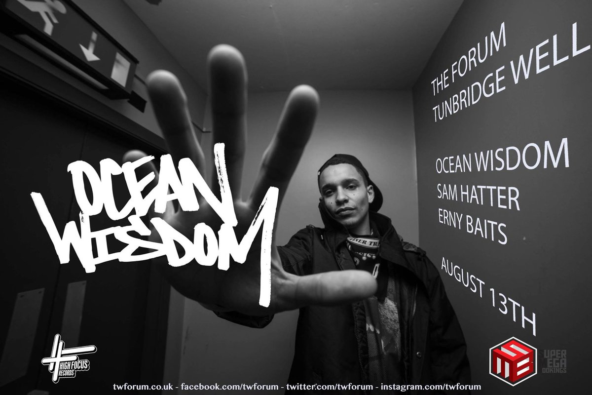 twforum's tweet photo. Saturday 13th Aug @Ocean_Wisdom + Sam Hatter + Erny Baits - adv tickets https://t.co/eOxkotE80o #Dwella @WordUpPoets https://t.co/DEs3iRGG4w