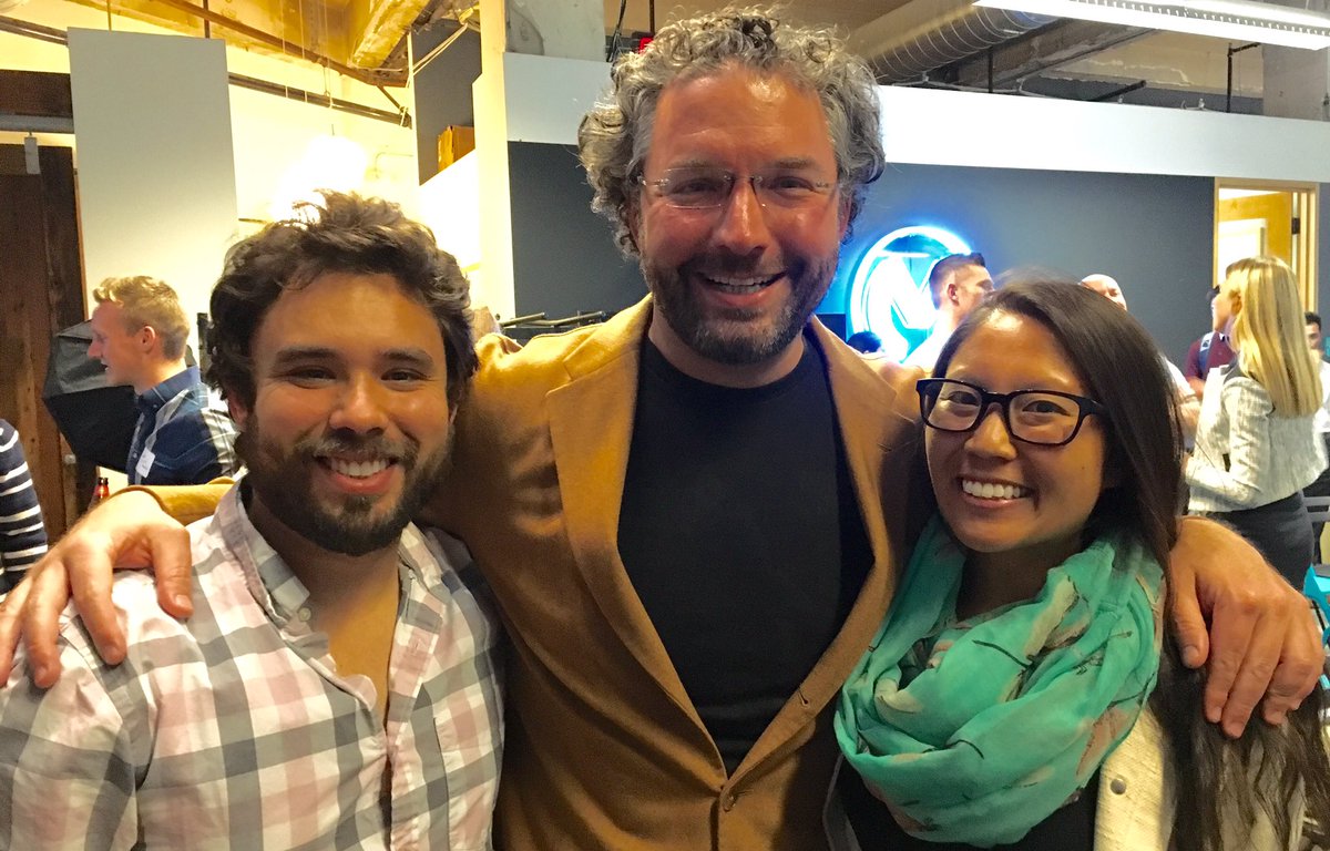 With <a href="/ChrisDeNoia/">Chris DeNoia</a> and <a href="/JennieMaeYang/">Jennie Mae Yang</a> at <a href="/MuleSoft/">MuleSoft</a> for #salestips event | #sotoventures