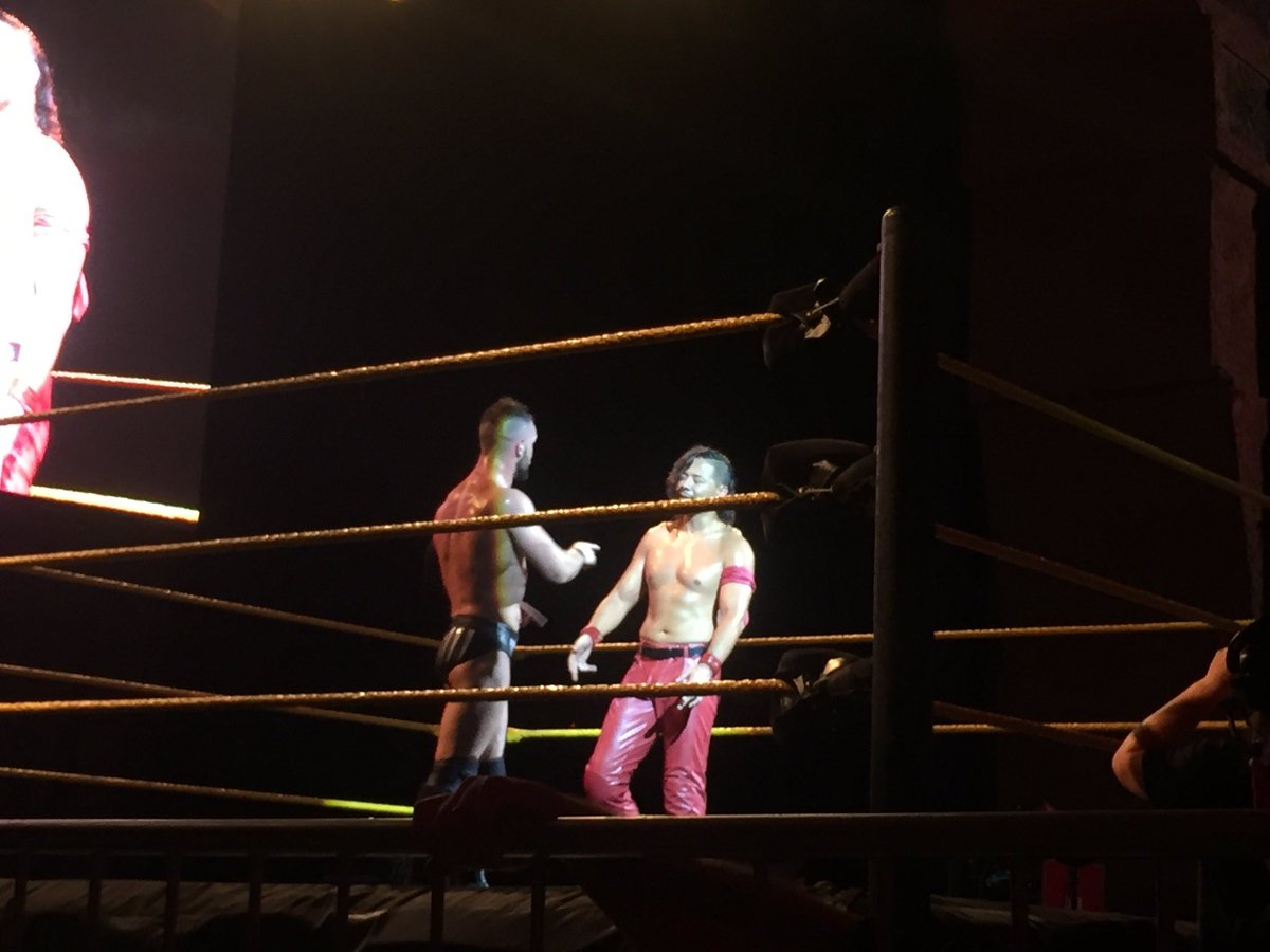 JJJKNava's tweet photo. #NXTSanAntonio #maineven was sick @wwebalor @ShinsukeN https://t.co/vlMGOj1YRs